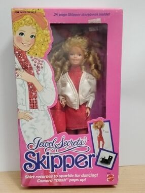 1986 MATTEL JEWEL SECRETS SKIPPER DOLL #3133